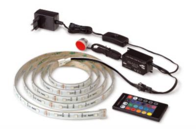 Sada LED 5m RGB+ovladač+trafo+kontr.