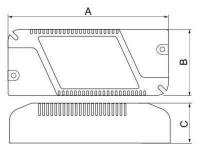 schéma<br />Trafo LED 6W, 220-240V-50Hz,12V