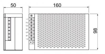 schéma<br />Trafo LED 150W,220-240V-12V