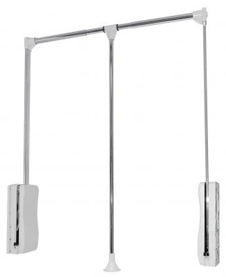 Sklopný vešiak 600-830 chr./biely -&nbsp;max.zaťaženie 8kg