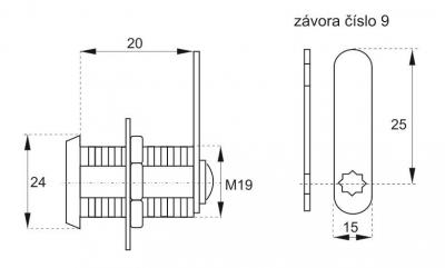 schéma<br />1920 x nikel - Univerzálny zámok