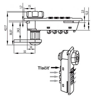 schéma<br />M224 - Master kľúč k zámku