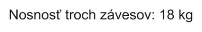 info<br />MARK I biely zinok - Nábytkový záves TKZ