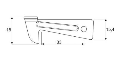 schéma<br />Háčik tabule stola /table hook/ 7864