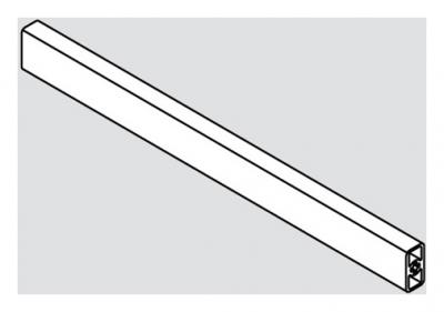 schéma<br />Priečný reling 1046mm hranatý biely