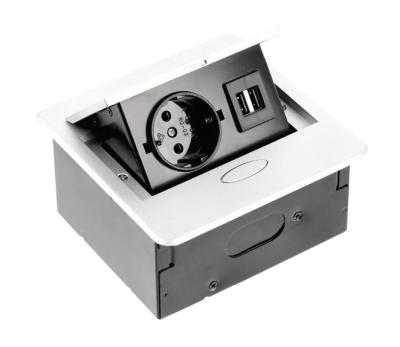 Predlžovačka AVARO 1x220+2xUSB biela