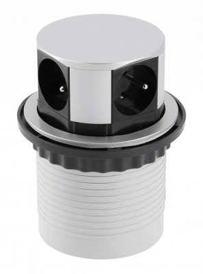 Predlžovačka COMFORT 4x220V šedá