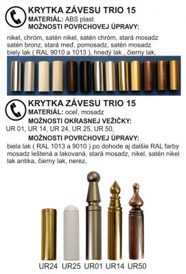 info<br />Záves TRIO 15 DZ PH žltý zinok