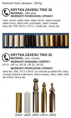 info<br />Záves TRIO 20 DZ PH žltý zinok