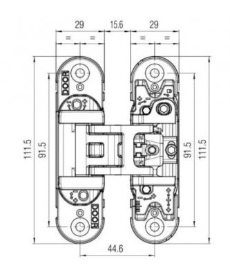 schéma<br />K 6700 CS P-L záves kubica 90kg