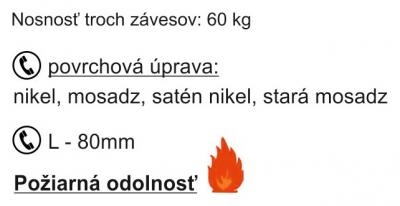 info<br />Záves dverový 60/10 HD žltý zinok