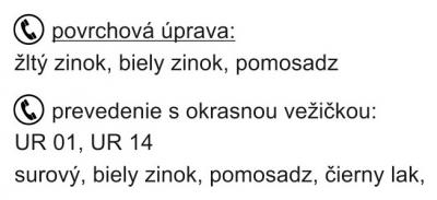 info<br />Záves okenný 80mm P,surový