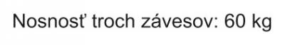 info<br />Záves dverový T 5 HD P biely zinok