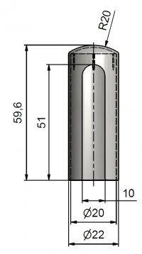 schéma<br />Návlek ku TRIO 20 ABS nikel