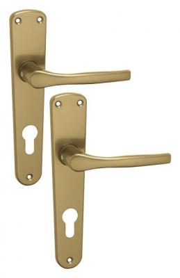 Kľučky+štítky LUXOR V90 F4 bronz